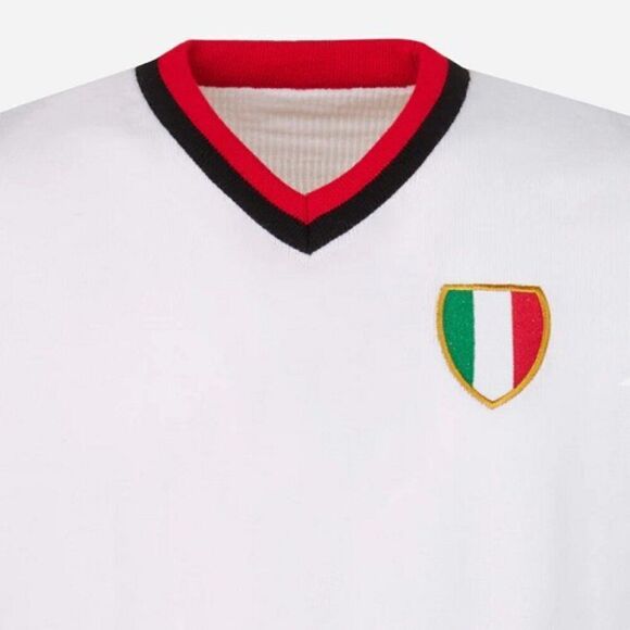 Ac Milan 1963 European Cup Final Retro Collection Away Jacket White Mens Size XL - Picture 3 of 6